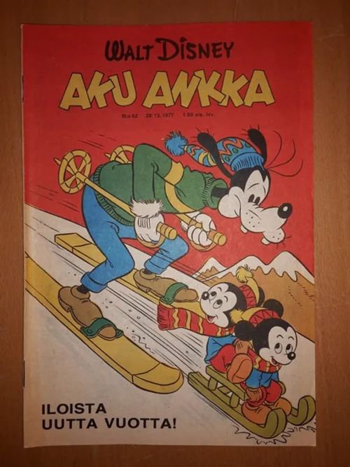 Aku Ankka 1977 nro 52 - Disney Walt, Barks Carl | Antikvaarinen Kirjakauppa Tessi | Osta Antikvaarista - Kirjakauppa verkossa