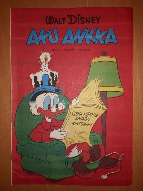 Aku Ankka 1977 nro 41 - Disney Walt, Barks Carl | Antikvaarinen Kirjakauppa Tessi | Osta Antikvaarista - Kirjakauppa verkossa