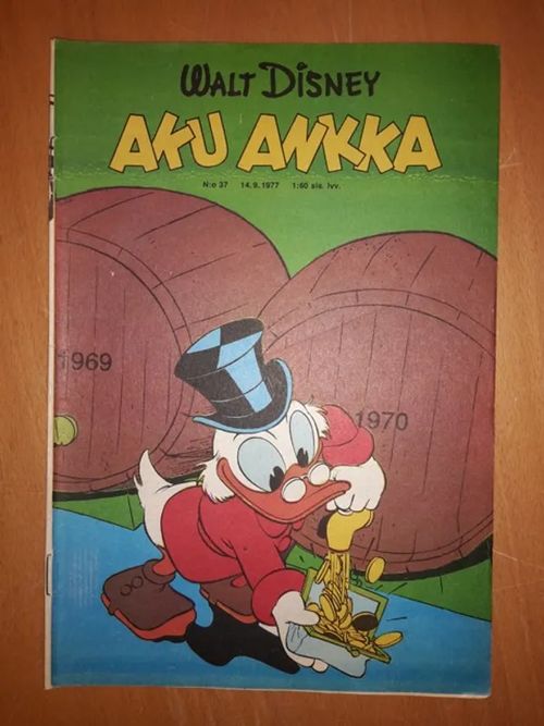 Aku Ankka 1977 nro 37 - Disney Walt, Barks Carl | Antikvaarinen Kirjakauppa Tessi | Osta Antikvaarista - Kirjakauppa verkossa