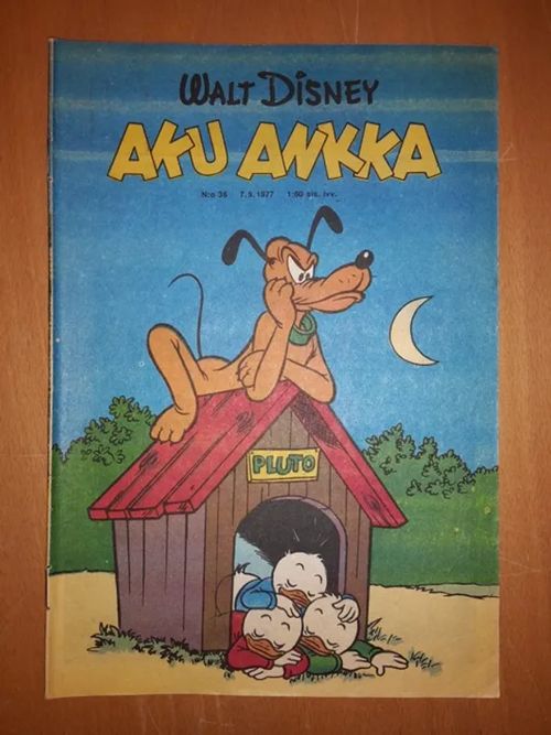 Aku Ankka 1977 nro 36 - Disney Walt | Antikvaarinen Kirjakauppa Tessi | Osta Antikvaarista - Kirjakauppa verkossa