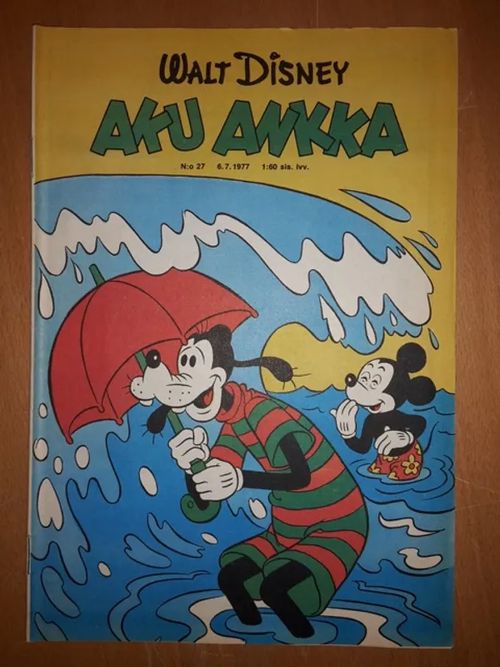 Aku Ankka 1977 nro 27 - Disney Walt, Barks Carl | Antikvaarinen Kirjakauppa Tessi | Osta Antikvaarista - Kirjakauppa verkossa