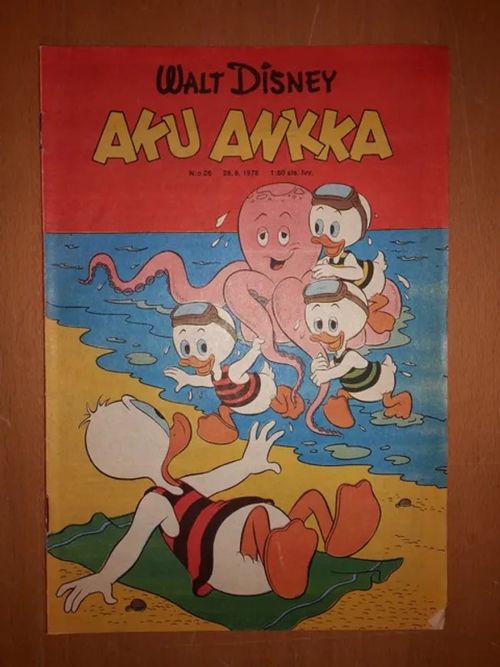 Aku Ankka 1978 nro 26 - Disney Walt | Antikvaarinen Kirjakauppa Tessi | Osta Antikvaarista - Kirjakauppa verkossa