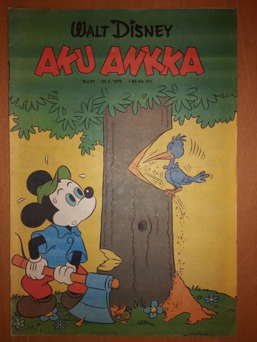 Aku Ankka 1978 nro 21 - Disney Walt | Antikvaarinen Kirjakauppa Tessi | Osta Antikvaarista - Kirjakauppa verkossa