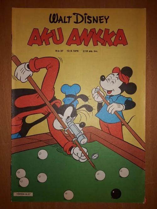 Aku Ankka 1979 nro 37 - Disney Walt | Antikvaarinen Kirjakauppa Tessi | Osta Antikvaarista - Kirjakauppa verkossa