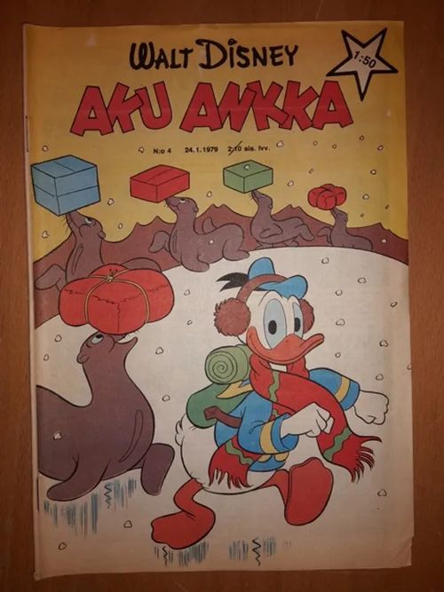 Aku Ankka 1979 nro 4 - Disney Walt, Barks Carl | Antikvaarinen Kirjakauppa Tessi | Osta Antikvaarista - Kirjakauppa verkossa