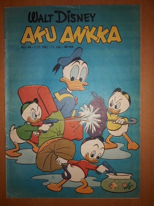 Aku Ankka 1961 nro 44 - Disney Walt, Barks Carl | Antikvaarinen Kirjakauppa Tessi | Osta Antikvaarista - Kirjakauppa verkossa