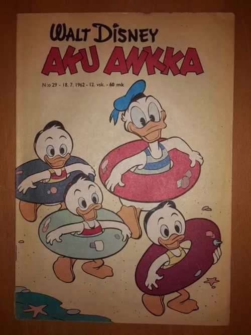 Aku Ankka 1962 nro 29 - Disney Walt | Antikvaarinen Kirjakauppa Tessi | Osta Antikvaarista - Kirjakauppa verkossa