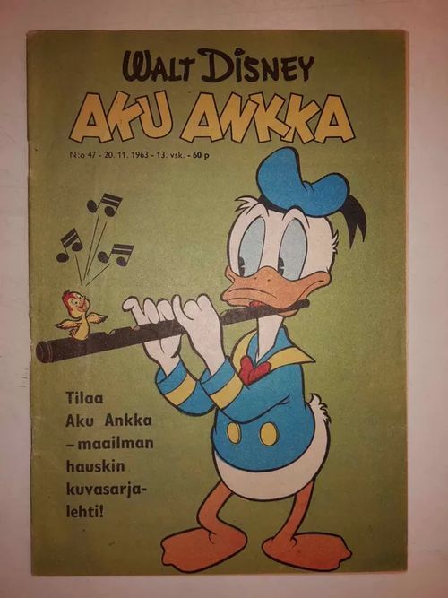 Aku Ankka 1963 nro 47 - Disney Walt, Barks Carl | Antikvaarinen Kirjakauppa Tessi | Osta Antikvaarista - Kirjakauppa verkossa