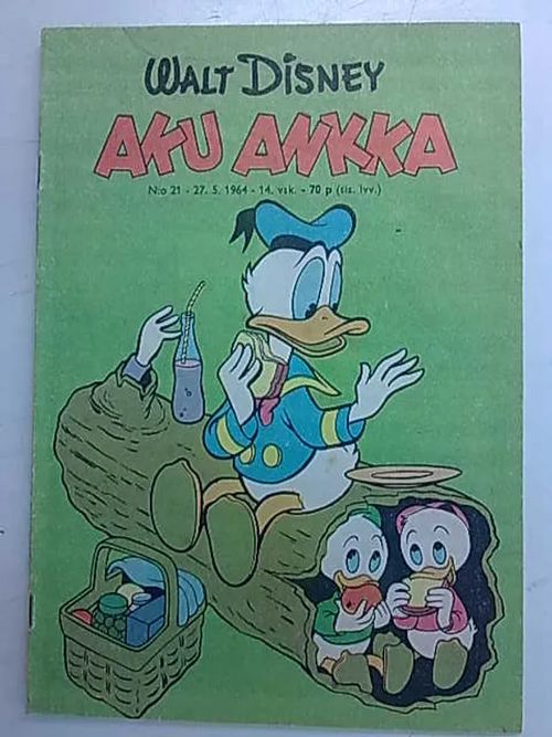 Aku Ankka 1964 nro 21 - Disney Walt, Barks Carl | Antikvaarinen Kirjakauppa Tessi | Osta Antikvaarista - Kirjakauppa verkossa