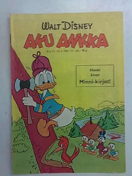 Aku Ankka 1967 nro 12 - Disney Walt | Antikvaarinen Kirjakauppa Tessi | Osta Antikvaarista - Kirjakauppa verkossa