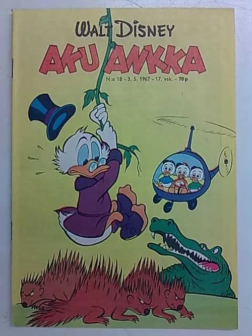 Aku Ankka 1967 nro 18 - Disney Walt, Barks Carl | Antikvaarinen Kirjakauppa Tessi | Osta Antikvaarista - Kirjakauppa verkossa