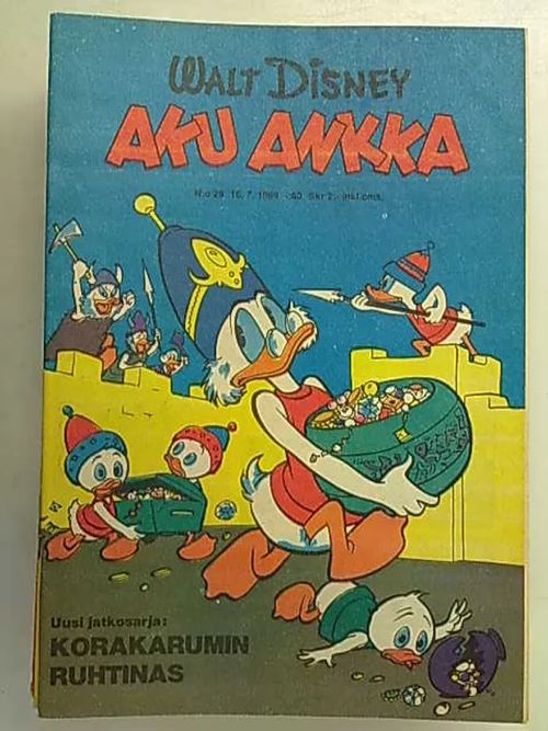 Aku Ankka 1969 nro 28 - Disney Walt, Barks Carl | Antikvaarinen Kirjakauppa Tessi | Osta Antikvaarista - Kirjakauppa verkossa