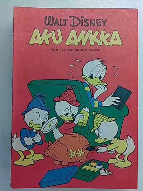 Aku Ankka 1969 nro 19 - Disney Walt, Barks Carl | Antikvaarinen Kirjakauppa Tessi | Osta Antikvaarista - Kirjakauppa verkossa