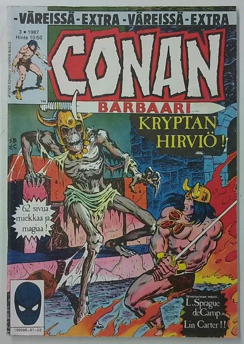 Conan Barbaari 1987-03 | Antikvaarinen Kirjakauppa Tessi | Osta Antikvaarista - Kirjakauppa verkossa