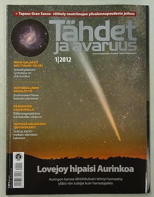 Tähdet ja avaruus 2012-01 | Antikvaarinen Kirjakauppa Tessi | Osta Antikvaarista - Kirjakauppa verkossa