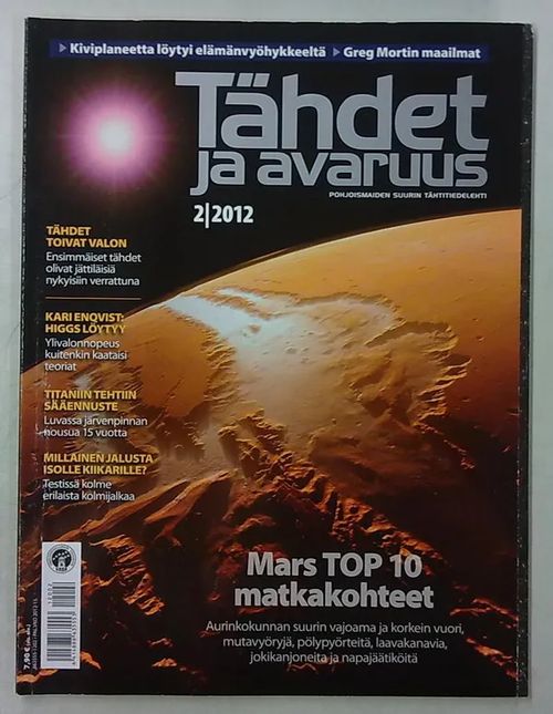 Tähdet ja avaruus 2012-02 | Antikvaarinen Kirjakauppa Tessi | Osta Antikvaarista - Kirjakauppa verkossa