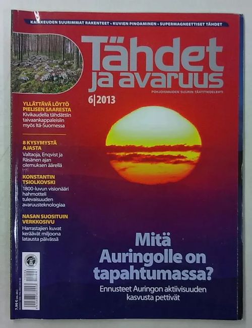 Tähdet ja avaruus 2013-06 | Antikvaarinen Kirjakauppa Tessi | Osta Antikvaarista - Kirjakauppa verkossa