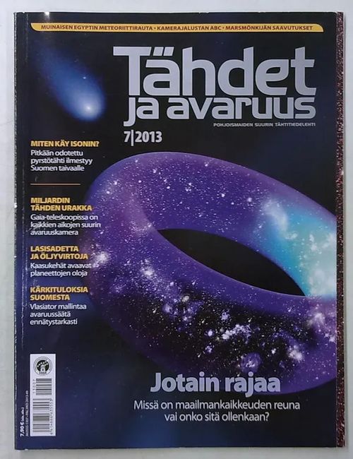 Tähdet ja avaruus 2013-07 | Antikvaarinen Kirjakauppa Tessi | Osta Antikvaarista - Kirjakauppa verkossa