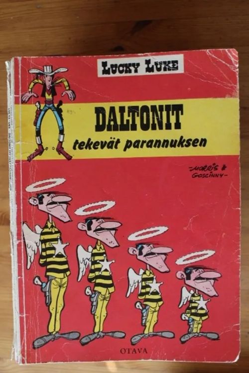 Lucky Luke - Daltonit tekevät parannuksen | Antikvaarinen Kirjakauppa Tessi | Osta Antikvaarista - Kirjakauppa verkossa