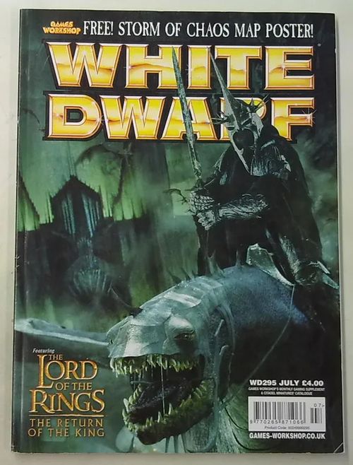 White Dwarf 295 July 2004 | Antikvaarinen Kirjakauppa Tessi | Osta Antikvaarista - Kirjakauppa verkossa