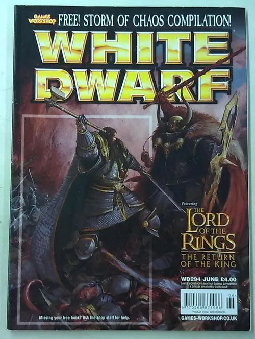 White Dwarf 294 June 2004 | Antikvaarinen Kirjakauppa Tessi | Osta Antikvaarista - Kirjakauppa verkossa