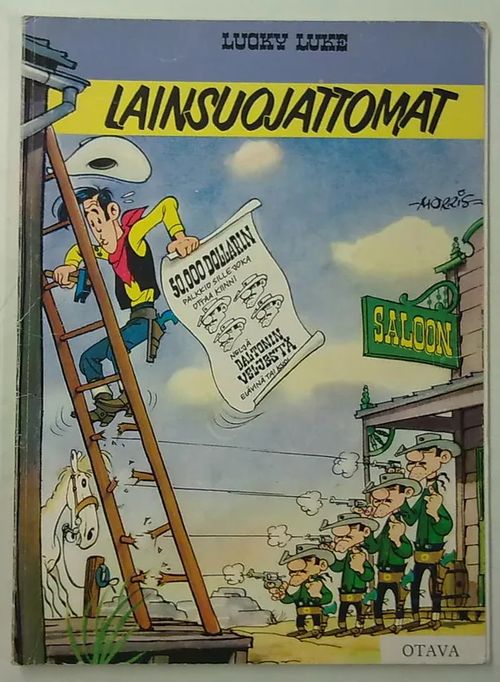 Lucky Luke - Lainsuojattomat | Antikvaarinen Kirjakauppa Tessi | Osta Antikvaarista - Kirjakauppa verkossa