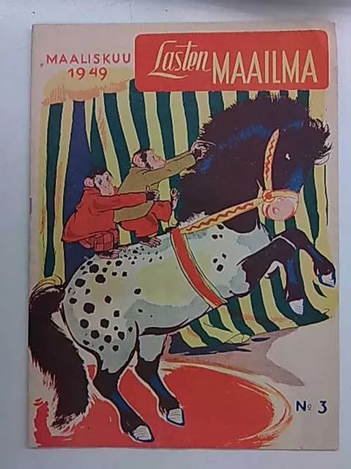 Lasten Maailma 1947 No 3 maaliskuu (mm. Walt Disney:n Pupu Pirteä, yksi sivu) | Antikvaarinen Kirjakauppa Tessi | Osta Antikvaarista - Kirjakauppa verkossa