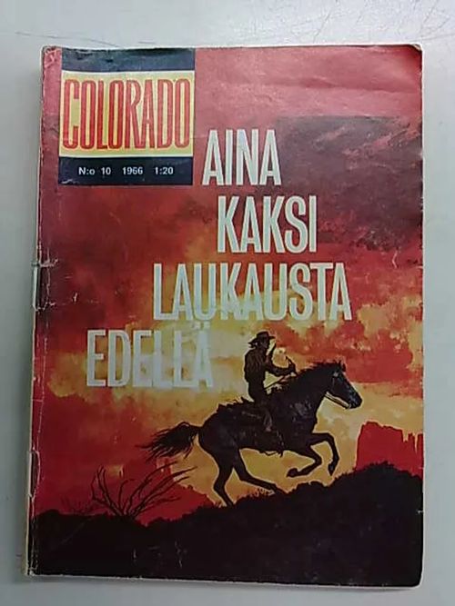 Colorado 1966 10 Aina kaksi laukausta edellä | Antikvaarinen Kirjakauppa Tessi | Osta Antikvaarista - Kirjakauppa verkossa