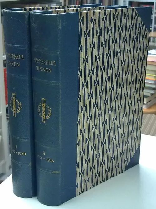 Minnen 1-2 - 1982-1930, 1931-1946 - Mannerheim G. | Antikvaarinen Kirjakauppa Tessi | Osta Antikvaarista - Kirjakauppa verkossa