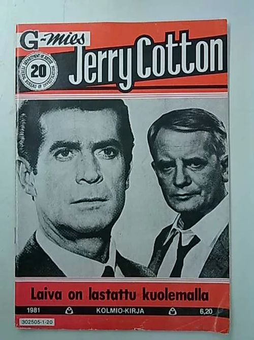 Jerry Cotton 1981 20 Laiva on lastattu kuolemalla | Antikvaarinen Kirjakauppa Tessi | Osta Antikvaarista - Kirjakauppa verkossa