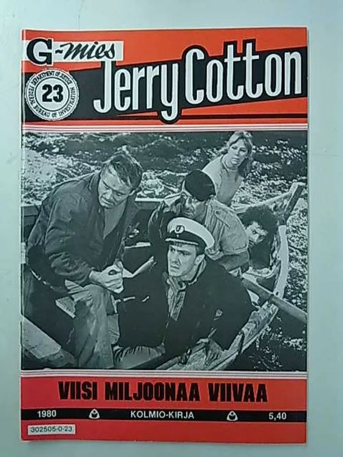 Jerry Cotton 1980 23 Viisi miljoonaa viivaa | Antikvaarinen Kirjakauppa Tessi | Osta Antikvaarista - Kirjakauppa verkossa