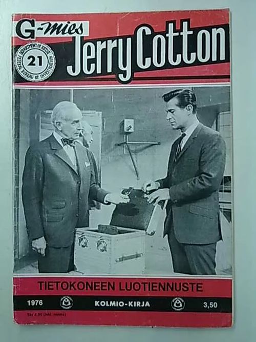 Jerry Cotton 1976 21 Tietokoneen luotiennuste | Antikvaarinen Kirjakauppa Tessi | Osta Antikvaarista - Kirjakauppa verkossa