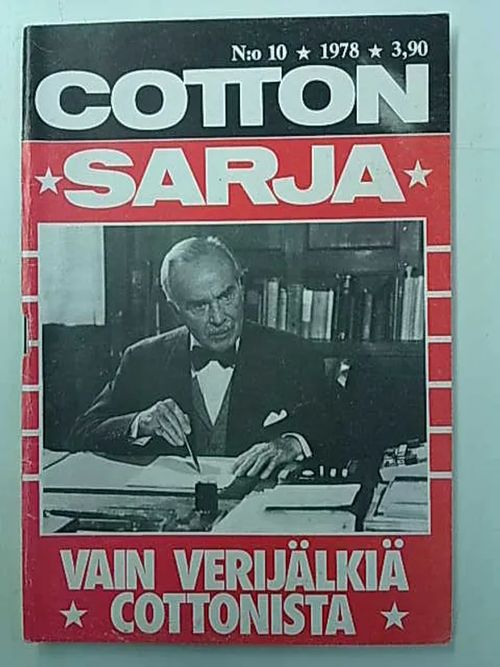 Cottonsarja 1978 10 Vain verijälkiä Cottonista | Antikvaarinen Kirjakauppa Tessi | Osta Antikvaarista - Kirjakauppa verkossa