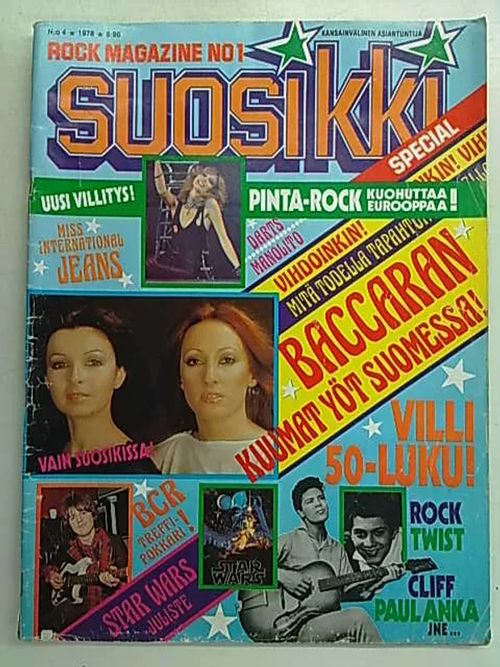 Suosikki 1978 4 (Star Wars juliste puuttuu) | Antikvaarinen Kirjakauppa Tessi | Osta Antikvaarista - Kirjakauppa verkossa