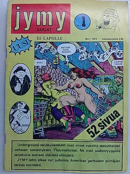 Jymy 1973 1 | Antikvaarinen Kirjakauppa Tessi | Osta Antikvaarista - Kirjakauppa verkossa