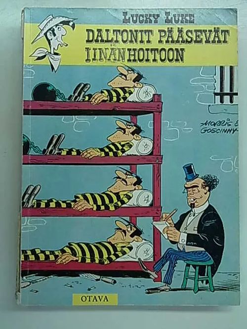 Lucky Luke - Daltonit pääsevät hoitoon | Antikvaarinen Kirjakauppa Tessi | Osta Antikvaarista - Kirjakauppa verkossa