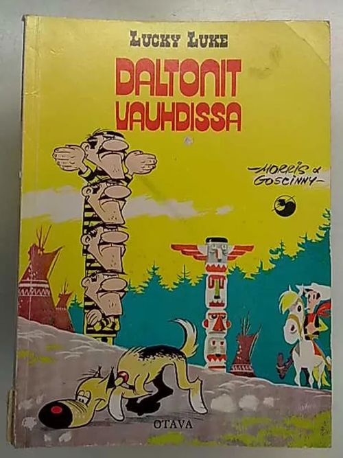 Lucky Luke - Daltonit vauhdissa | Antikvaarinen Kirjakauppa Tessi | Osta Antikvaarista - Kirjakauppa verkossa