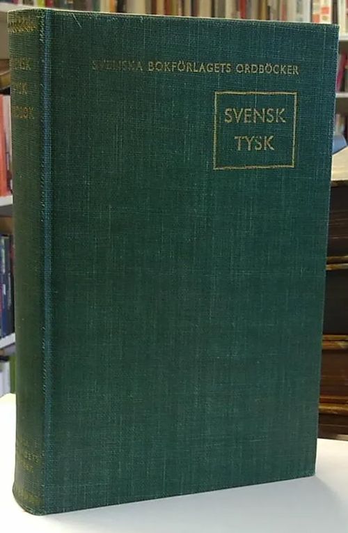 Svenska Bokförlagets ordböcker - Svensk-tysk ordbok | Antikvaarinen Kirjakauppa Tessi | Osta Antikvaarista - Kirjakauppa verkossa