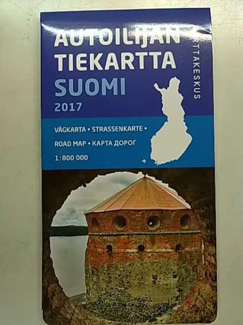 Autoilijan tiekartta 2017 Suomi, 1-800 000. | Antikvaarinen Kirjakauppa Tessi | Osta Antikvaarista - Kirjakauppa verkossa