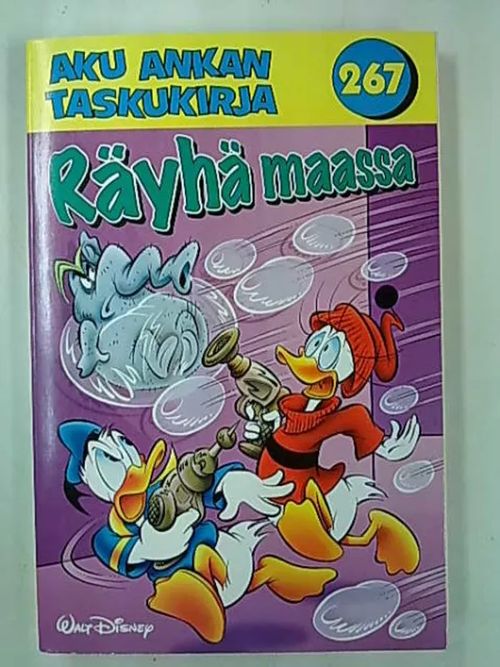 Aku Ankan taskukirja 267 Räyhä maassa | Antikvaarinen Kirjakauppa Tessi | Osta Antikvaarista - Kirjakauppa verkossa