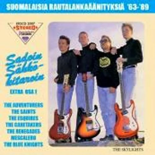 Sadoin sähkökitaroin - Suomalaiset rautalankalevytykset '63-89, extra osa 1 - Eri esittäjiä | Antikvariaatti Feliks | Osta Antikvaarista - Kirjakauppa verkossa