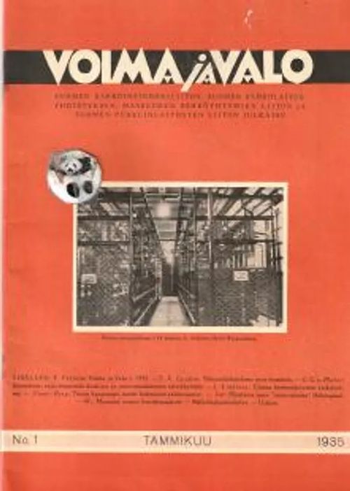 Voima ja Valo - No 1 Tammikuu 1935 - Uusintapainos - Wuolle B. (päätoimittaja) | Antikvariaatti Feliks | Osta Antikvaarista - Kirjakauppa verkossa