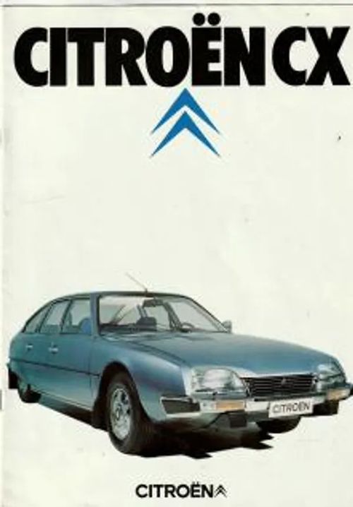 Citroën CX henkilöauton myyntiesite 1978 - Korpivaara Oy | Antikvariaatti Feliks | Osta Antikvaarista - Kirjakauppa verkossa