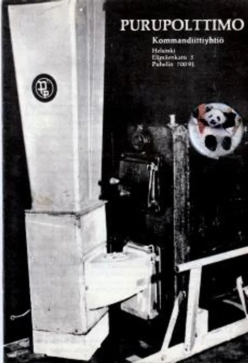 Purupolttimo - Hakkeella ja purulla toimivan keskuslämmityskattilan esitevihko n. 1970 - T:mi Purupolttimo - Helsinki | Antikvariaatti Feliks | Osta Antikvaarista - Kirjakauppa verkossa