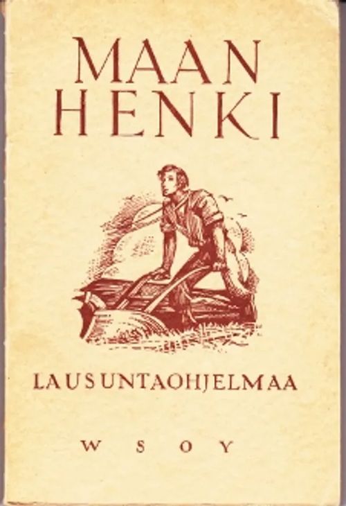 Maan henki - Maanhenkistä lausuntaohjelmaa - Kaikko Iiro koonnut | Kirja-Kissa Oy | Osta Antikvaarista - Kirjakauppa verkossa