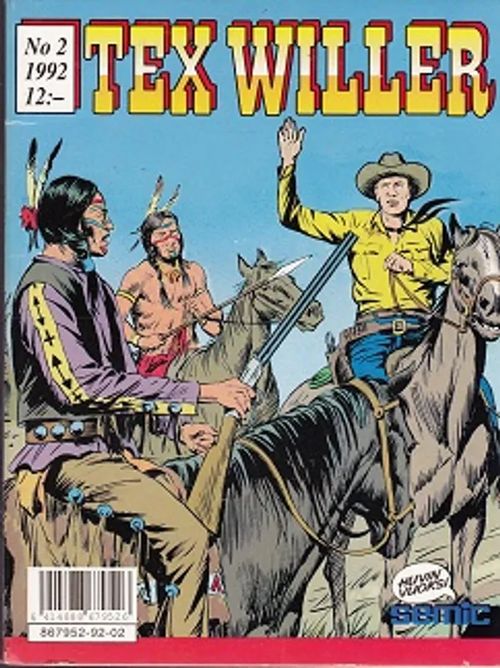 Tex Willer 2 / 1992 - Tulosmaa M. toim. | Kirja-Kissa Oy | Osta Antikvaarista - Kirjakauppa verkossa