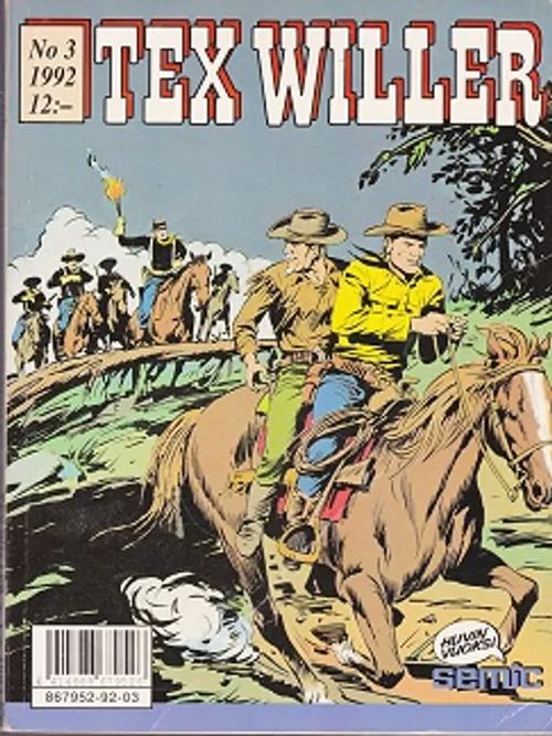 Tex Willer 3 / 1992 - Tulosmaa M. toim. | Kirja-Kissa Oy | Osta Antikvaarista - Kirjakauppa verkossa