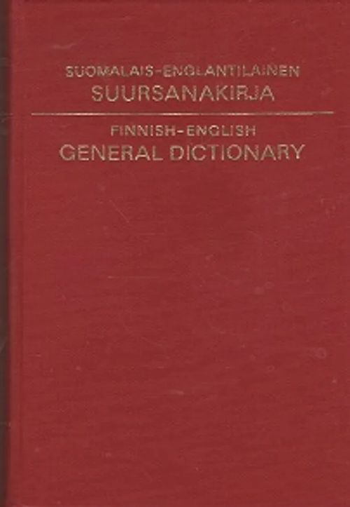 Suomalais-Englantilainen suursanakirja - Alanne Severi toim. | Kirja-Kissa Oy | Osta Antikvaarista - Kirjakauppa verkossa