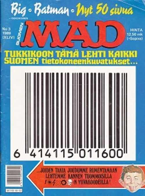 Suomen Mad 1989 N:o 3 | Kirja-Kissa Oy | Osta Antikvaarista - Kirjakauppa verkossa