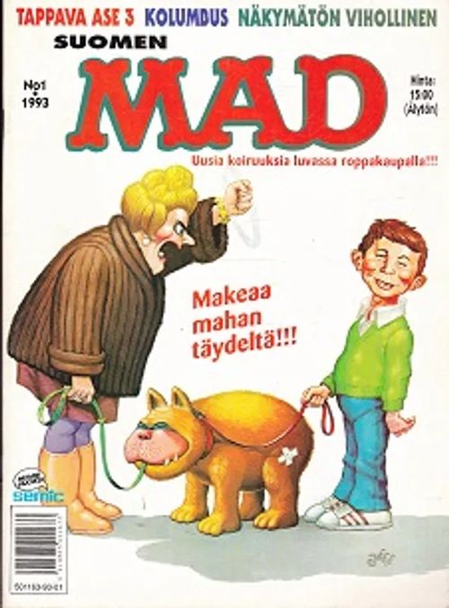 Suomen Mad 1993 N:o 1 | Kirja-Kissa Oy | Osta Antikvaarista - Kirjakauppa verkossa